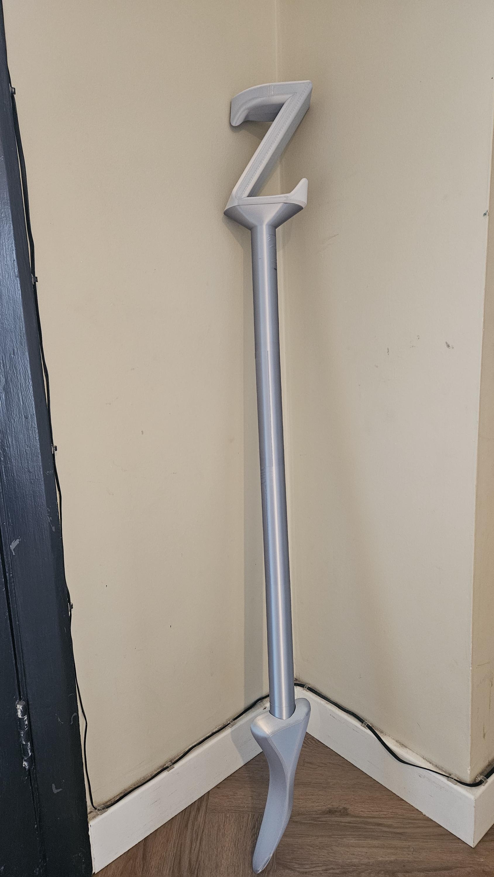 3D Printed Power Rangers - Lord Zedd Z Staff - 1:1 Scale Replica