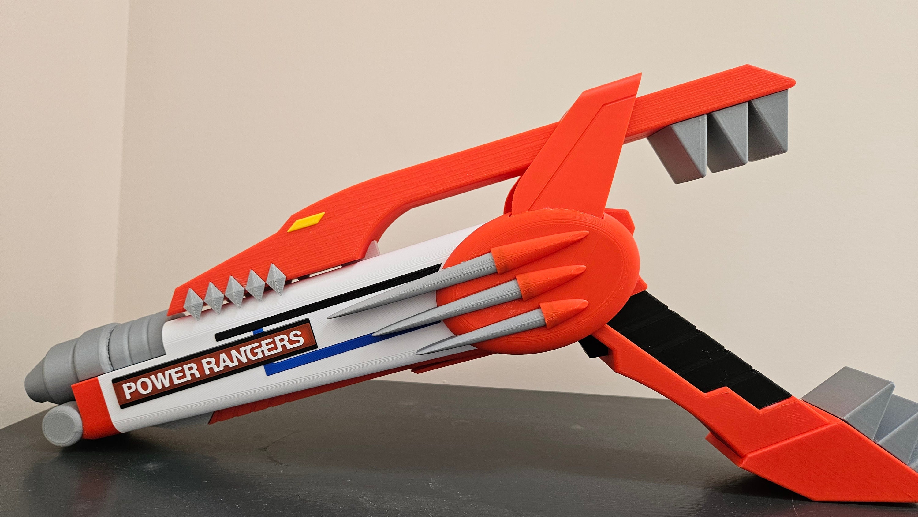Power Ranges Balada 3D Printed Mighty Morphin Power Rangers Blade Blaster - 1:1 Scale ...