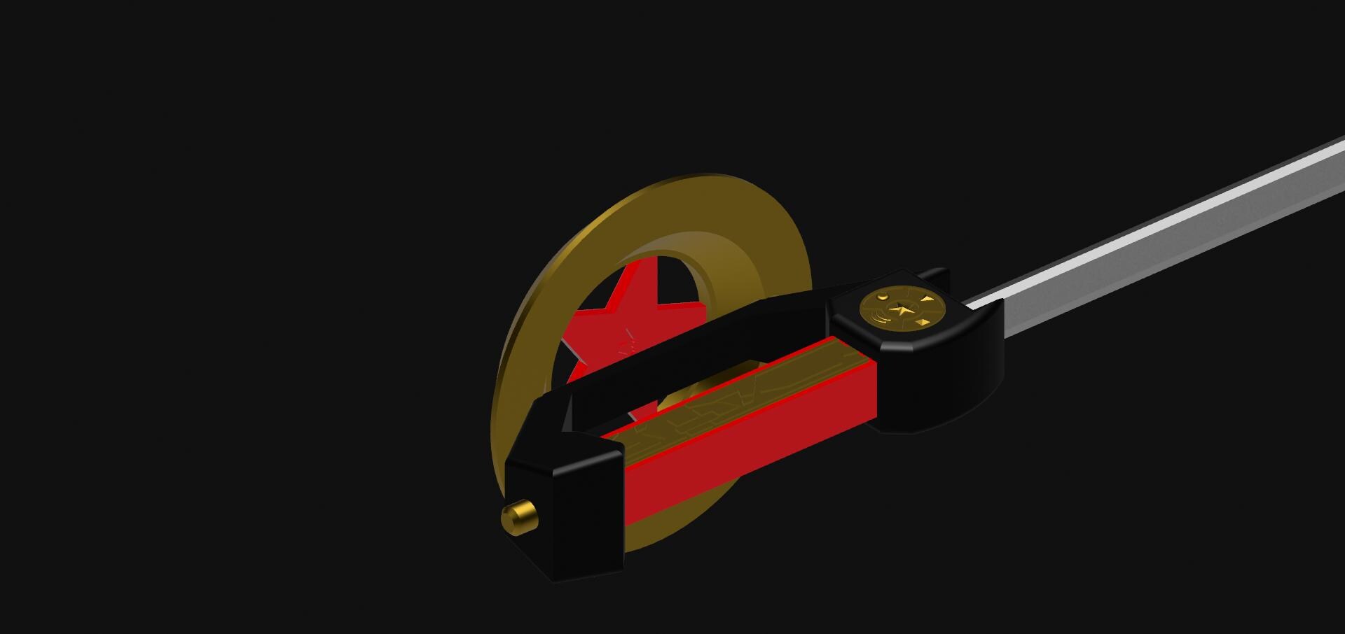 3D Printed Zeo Ranger V Red Power Sword - 1:1 Scale Replica - Etsy