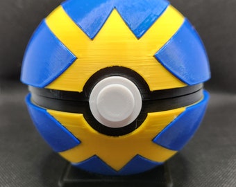 Pokebola impresa en 3D con tapa magnética: almacenamiento para juegos de Switch