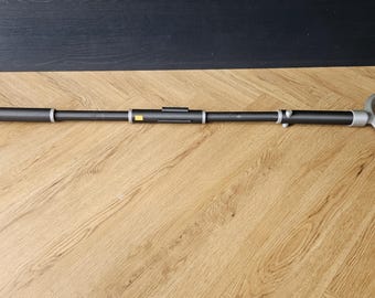3D Printed Black Ranger Lunar Lance Replica: Power Rangers in Space Cosplay