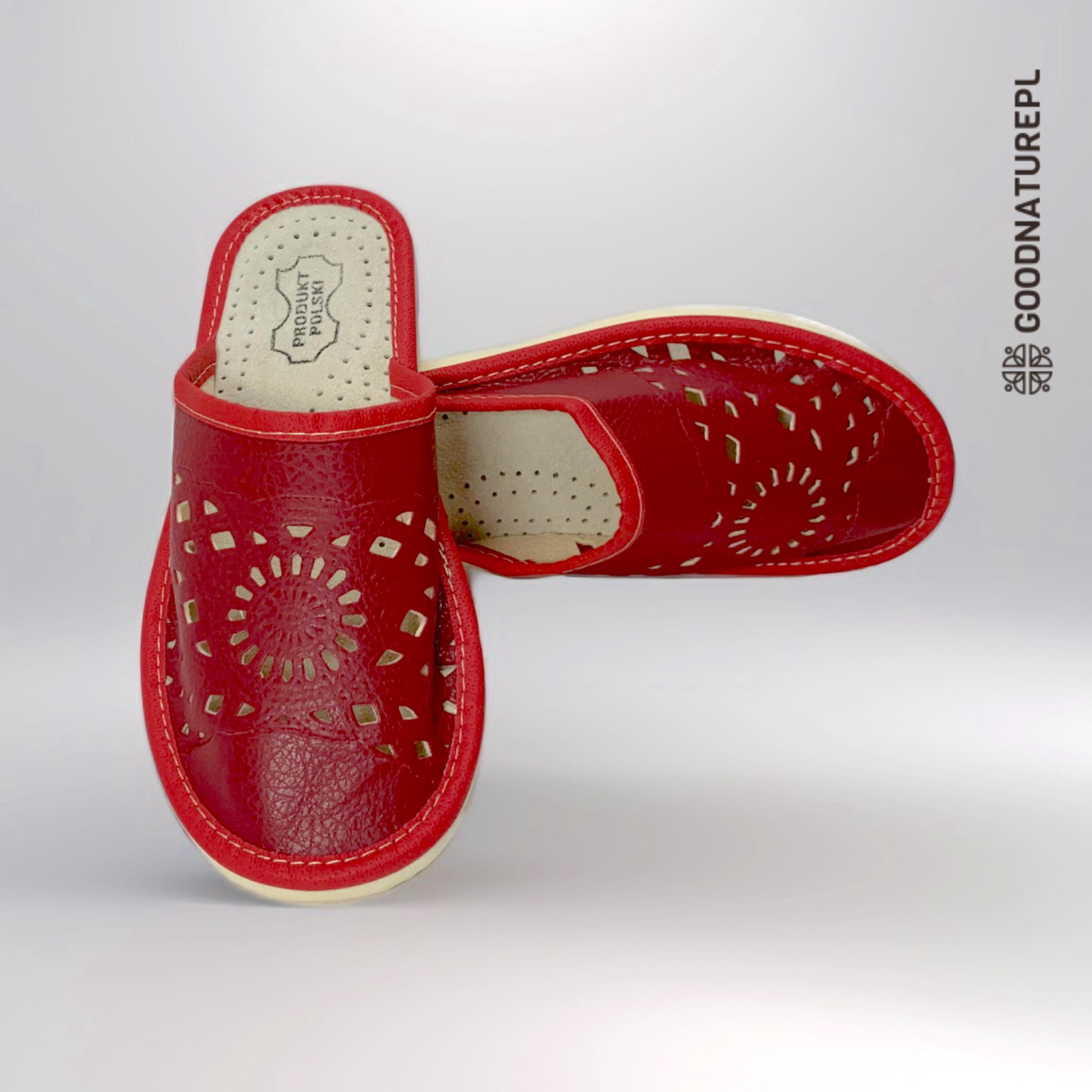 Women's Leather Slippers  High-quality Handmade Home Shoes