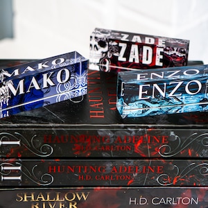 H.D. Carlton Book Boyfriend Acrylic Blocks