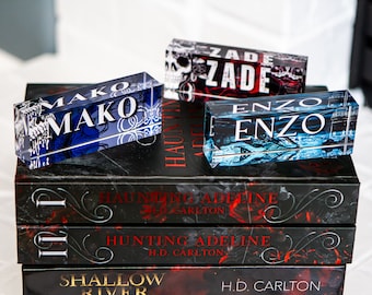 H.D. Carlton Book Boyfriend Acrylic Blocks
