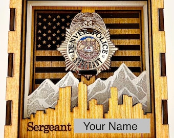 Personalized Badge Holder Box: Customized Display