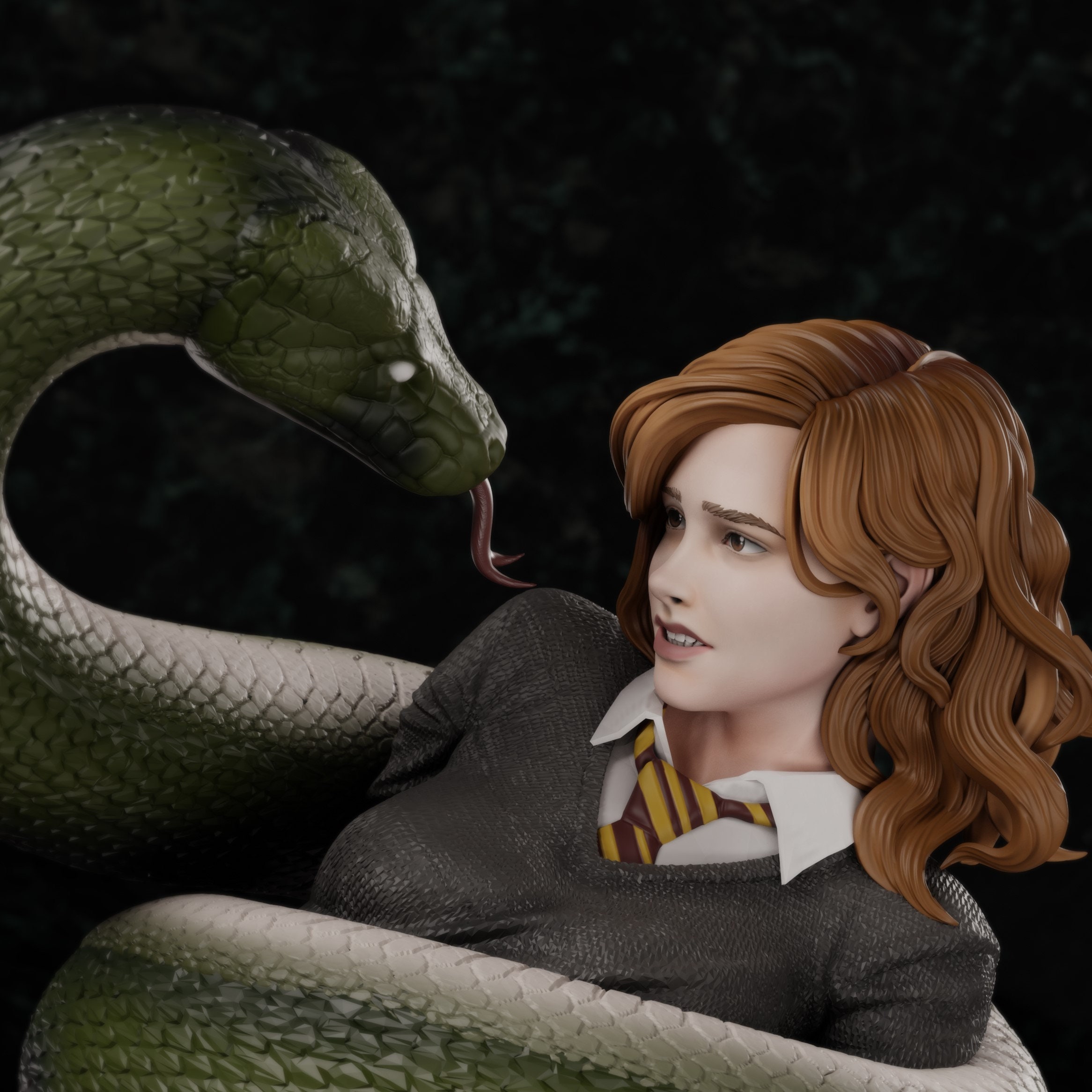 Wizard Girl With Snake NFSWSFW Stl Files 3d Print - Etsy Canada 