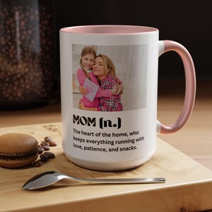 Caneca de café personalizada com a frase "Mãe" - Presente sincero para o Dia das Mães, aniversário, agradecimento, caneca de cerâmica decorativa, clima aconchegante, amor de mãe