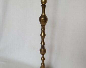 Solid Brass Floor Standing Candle Holder