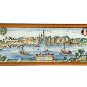 Vintage Gouda Tile Tableau