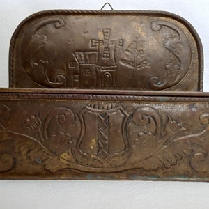 Antique Dutch Brass Candle Box