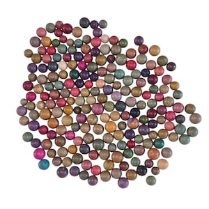 Antique Set of 210 Handmade Clay Marbles