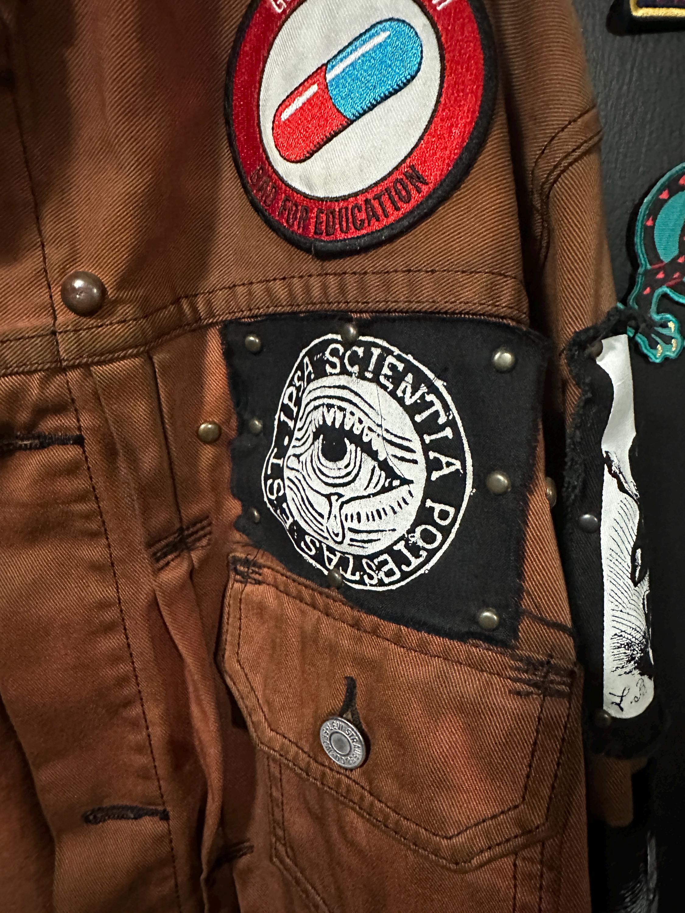 パッチワークブリーチデニムジャケット リーバイス XL “HISTORY