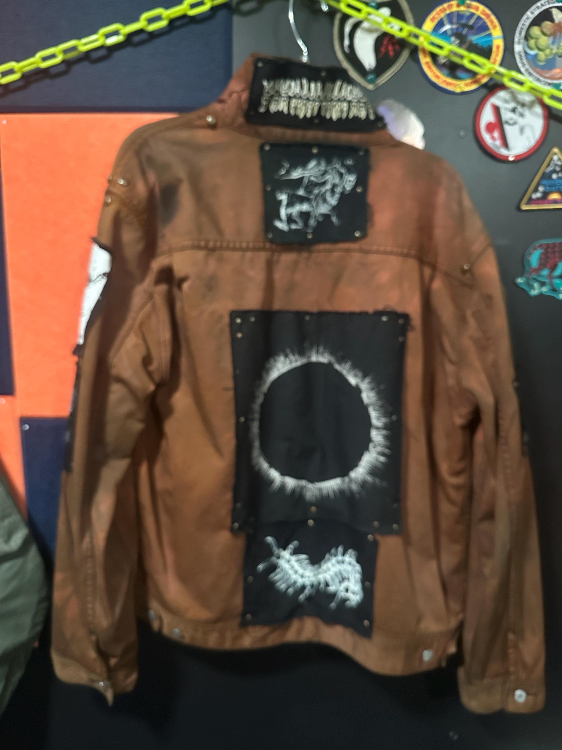 パッチワークブリーチデニムジャケット リーバイス XL “HISTORY