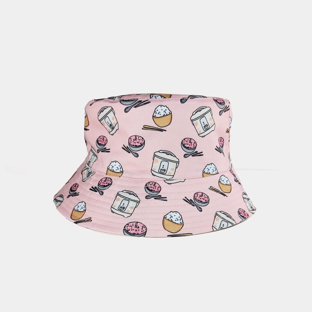 Rice Rice Rice Reversible Bucket Hat - Etsy
