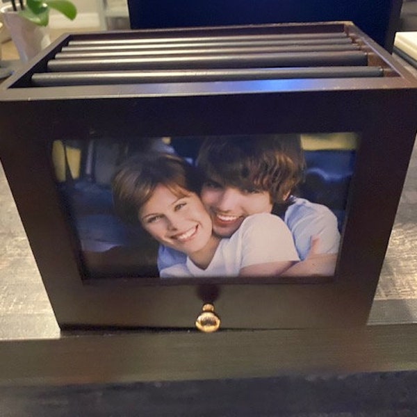 Photo Album Cabinet Holder Wood