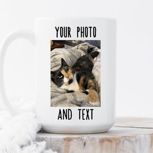 Personalized Mug Custom Text Photo Name Gift Coffee Funny Day Ceramic 11oz Cup