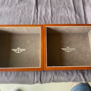Dockers Genuine Wallet Wooden Cherry Valet Box