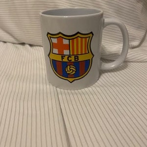 Barcelona FC Mug. Barcelona Crest Soccer Football Barcelona Logo coffee mug FCB