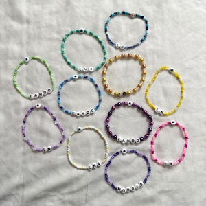 Bracelet en perles F1 inspiré de Lando Norris | Bracelet de l'amitié Formule 1