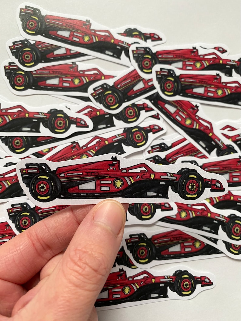Formula 1 Car Stickers | Ferrari, Redbull, Mclaren & Mercedes | F1 Grid ...