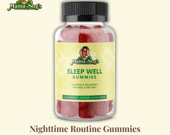 Nighttime Routine Gummies | Botanical Evening Blend | Mama Sug’s