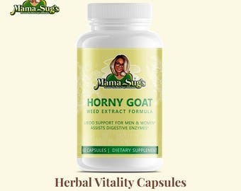 Herbal Vitality Capsules | Botanical Wellness Blend | Daily Routine by Mama Sug’s