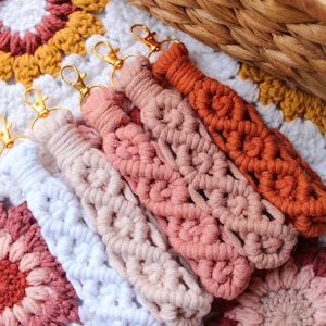 Boho Wristlet | Macrame Wristlet | Diamond Wristlet | Keychain | Macrame Accessories | Wristlet | Gifts for Her | Christmas Gift Ideas