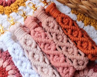 Boho Wristlet | Macrame Wristlet | Diamond Wristlet | Keychain | Macrame Accessories | Wristlet | Gifts for Her | Christmas Gift Ideas