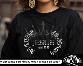 Jesus Christian Graphic T-Shirt Sweatshirt Faith Based Shirt Bible Verse Religious T-Shirt Scripture Shirt Christian Workout T-Shirt