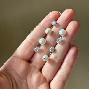 Pearl Earring Jacket in 14K Gold | Elegant Bridal and Statement Jewelry