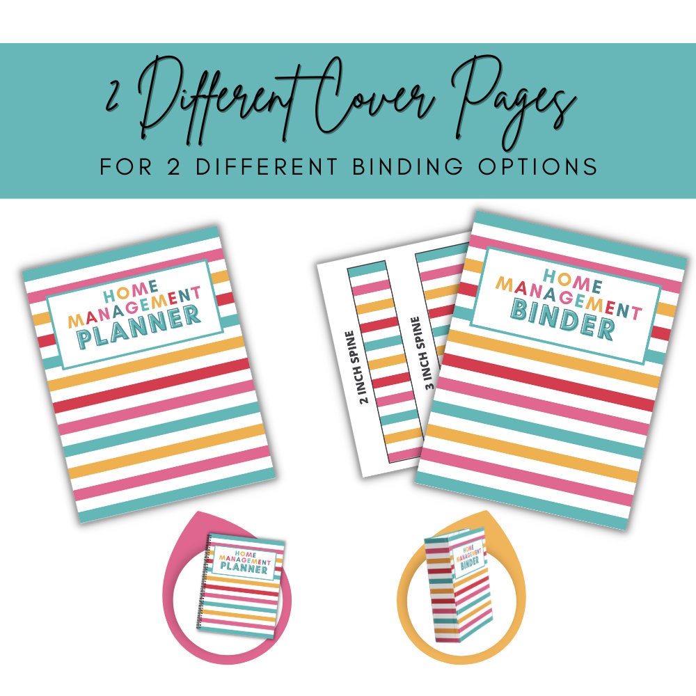 Printable Home Management Planner - Etsy