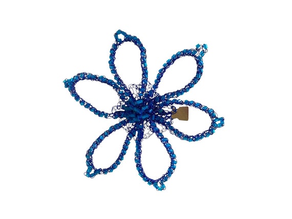 Lisa Toland hand crocheted hair clip - image 1