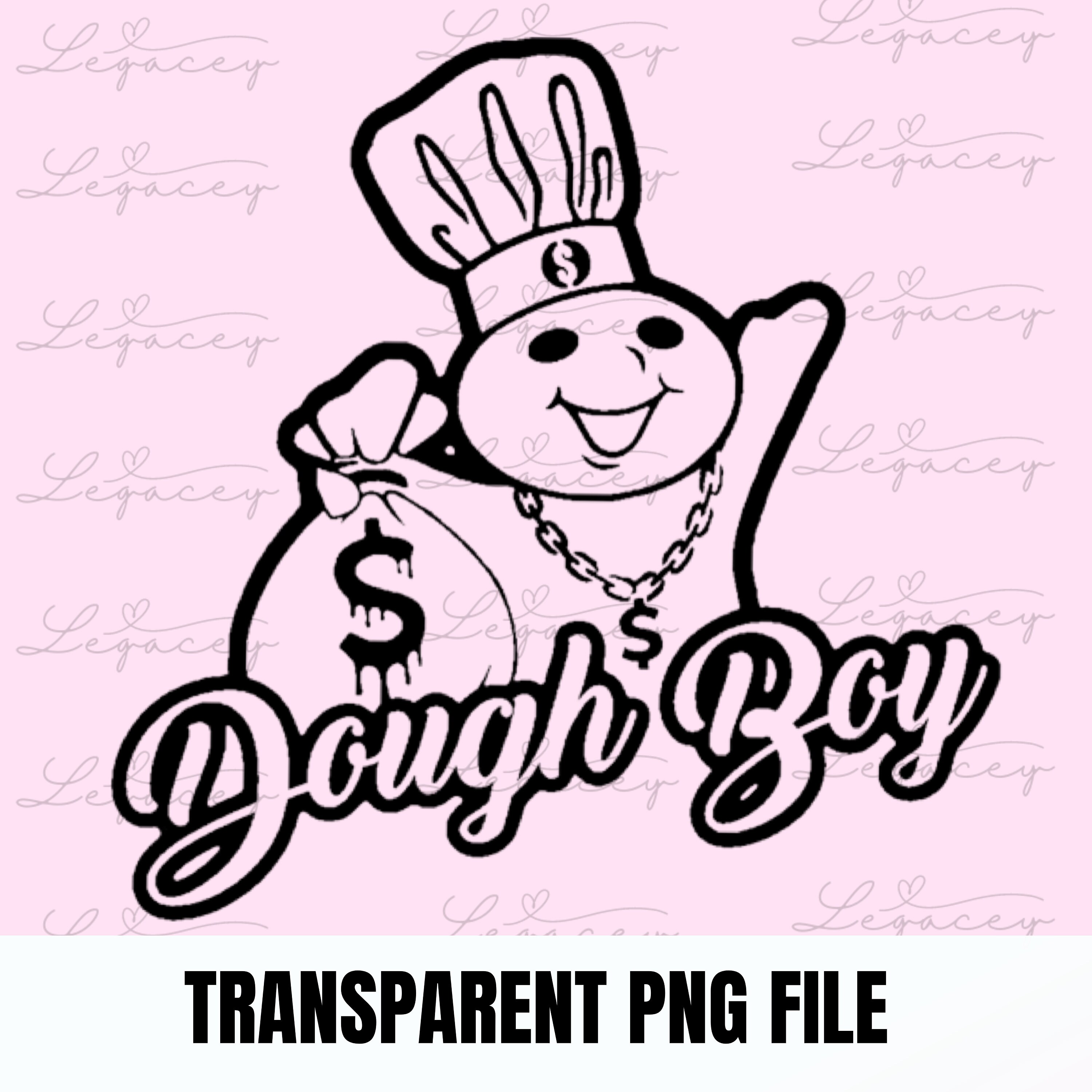 Dough Boy Transparent Files Etsy