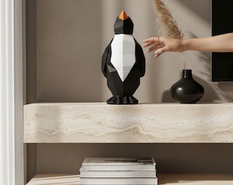 Figura Pingüino - Decoración Moderna, Acento Estante