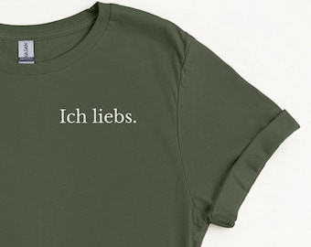 Jag älskar t-shirts, minimalistiska statement-t-shirts, t-shirts med slogans, presentidéer