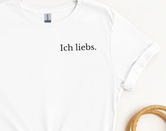 Jag älskar t-shirts, minimalistiska statement-t-shirts, t-shirts med slogans, presentidéer