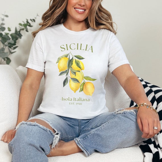 Sicilia Zitronen Tshirt | Italien Shirt | Italian lemon Shirt | Unisex Tshirt