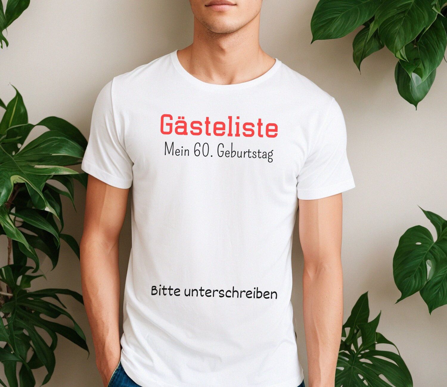 60 - TÜV Plakette zum Geburtstag Männer T-Shirt