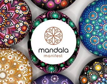 Mandala Manifestation Stone: Custom
