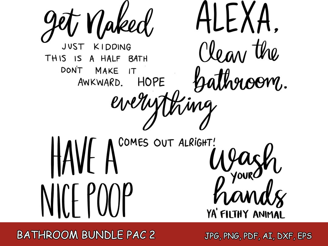 Bad-Svg, Bad-Svg-Bundle, Bad-Zeichen-Svg, Waschraum-Svg, Bad-Zitat, WC ...