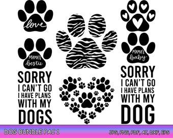 dog svg, paws, dog lover svg, fur mom svg, puppy svg, paw print svg, dog paws svg, dog lover svg Cricut & Silhouette