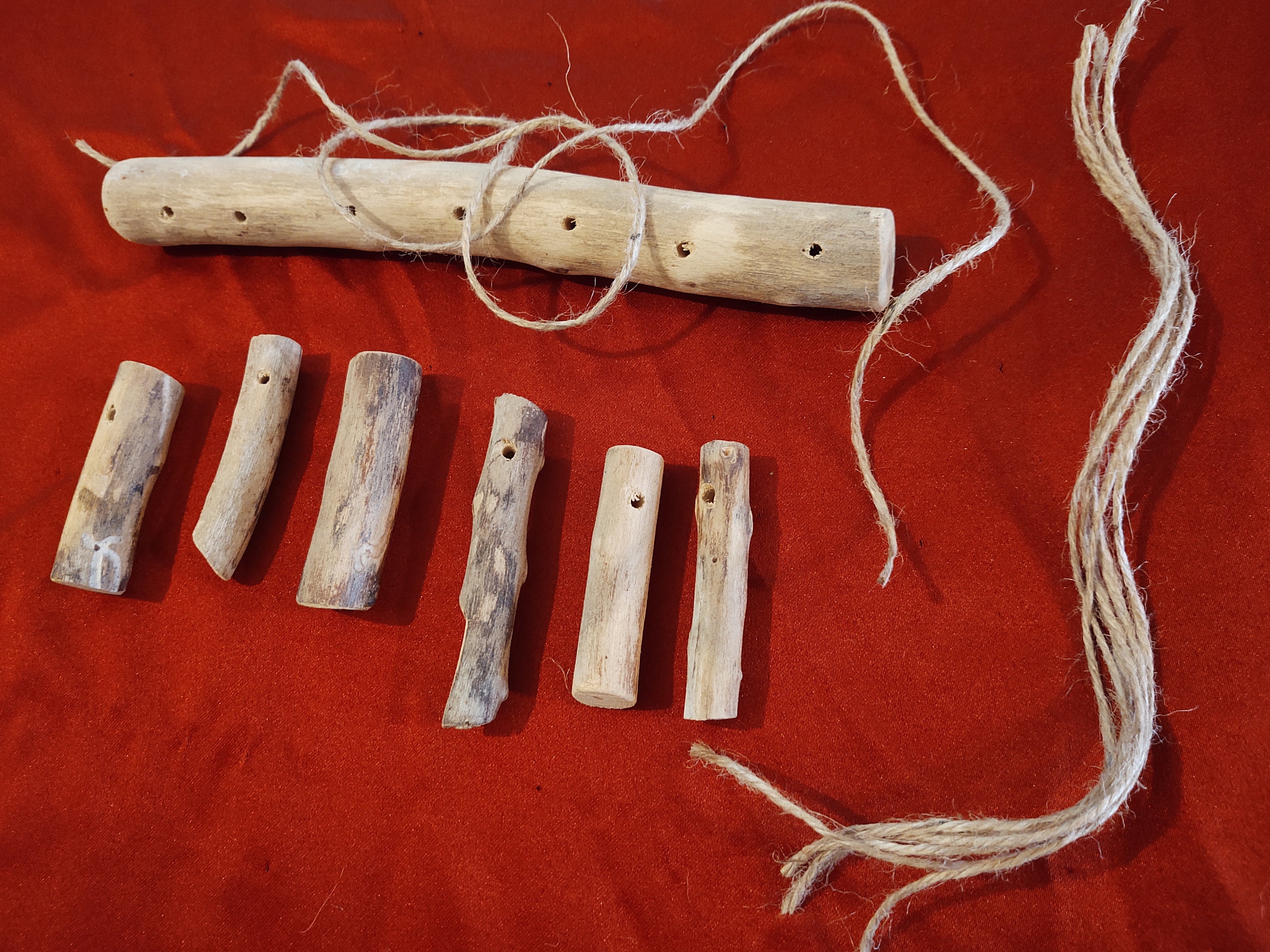 Make Your Own Wooden Wind Chime Kit Etsy