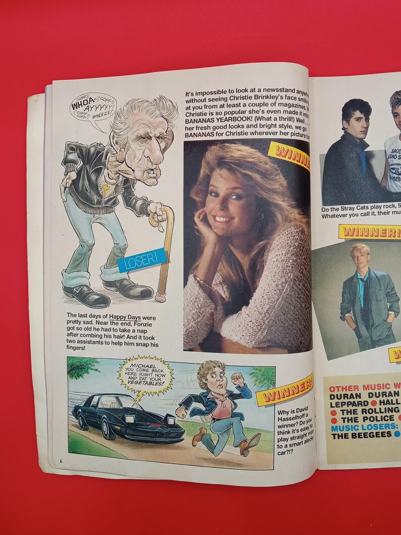 1984 Scholastic Bananas Yearbook Winners And Losers Of The Year Poster 1984-scholastic-bananas-yearbook-winners-and-losers-of-the-year-poster