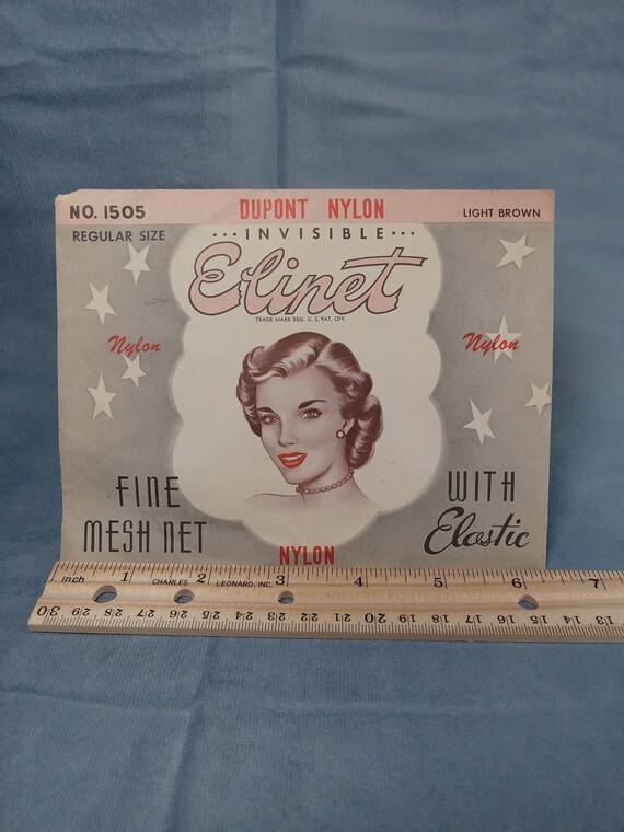 hair net envelope only 1940s era Gem