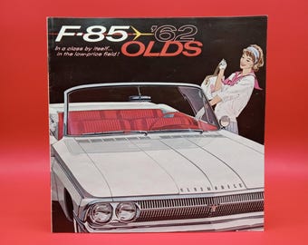 1962 F-85 Oldsmobile sales brochure with options and highlights