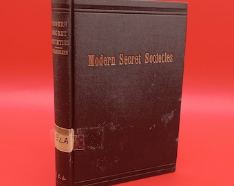 Ex Libris Modern Secret Societies von Charles A Blanchard DD Copywrite 1910
