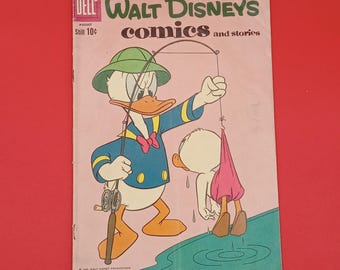 1960 DELL Walt Disney&#39;s Comics and Stories Donald Duck comic book August No. 239