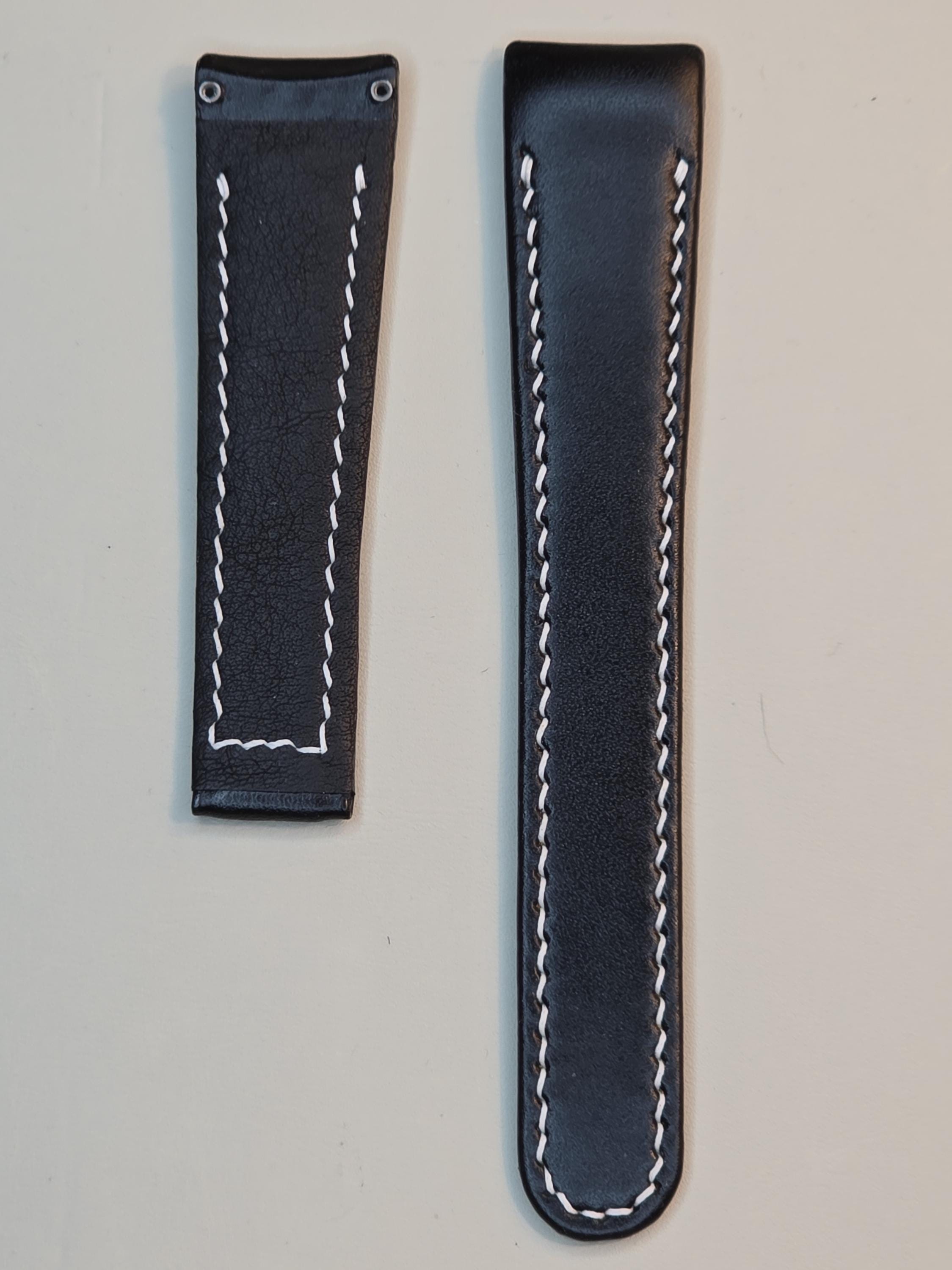 Ebel 3524 コードバンレザー交換用ストラップ - 20/18 mm (16 mmもご