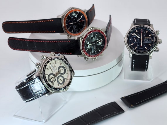 EBEL 35L6CH 22/20mm Exotic Leather Strap for 1911 Discovery