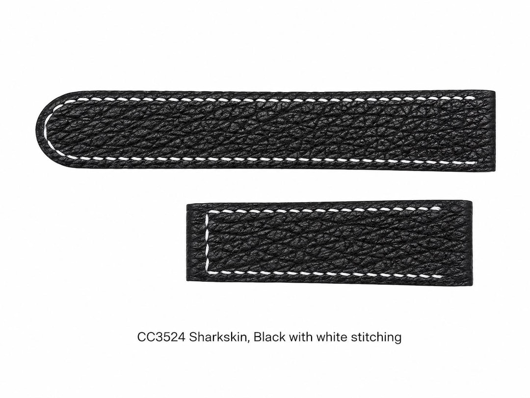 Ebel 3524 シャークスキン交換用ストラップ - 20/18 mm (16 mmも利用